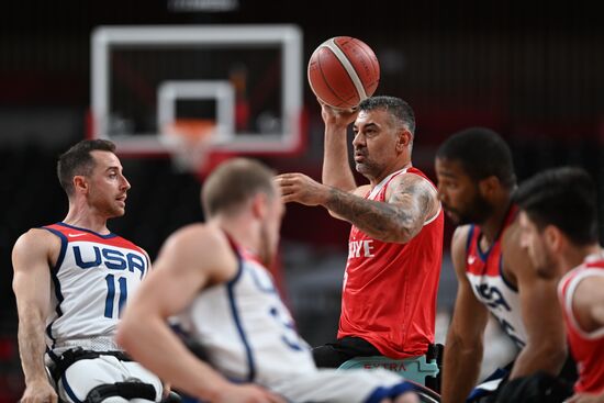 Japan Paralympics 2020 Wheelchair Basketball Men Turkey - USA