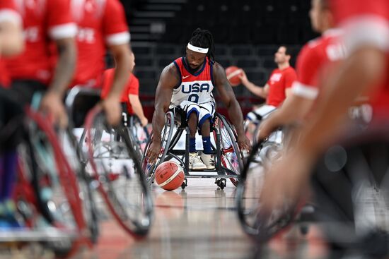 Japan Paralympics 2020 Wheelchair Basketball Men Turkey - USA