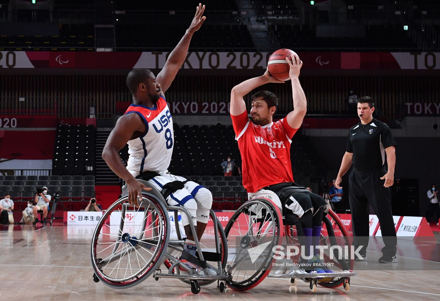 Japan Paralympics 2020 Wheelchair Basketball Men Turkey - USA