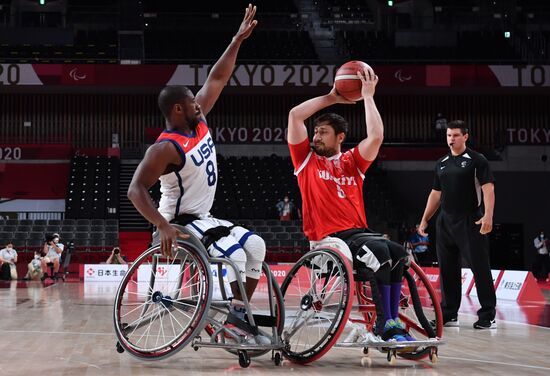 Japan Paralympics 2020 Wheelchair Basketball Men Turkey - USA