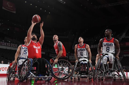 Japan Paralympics 2020 Wheelchair Basketball Men Turkey - USA