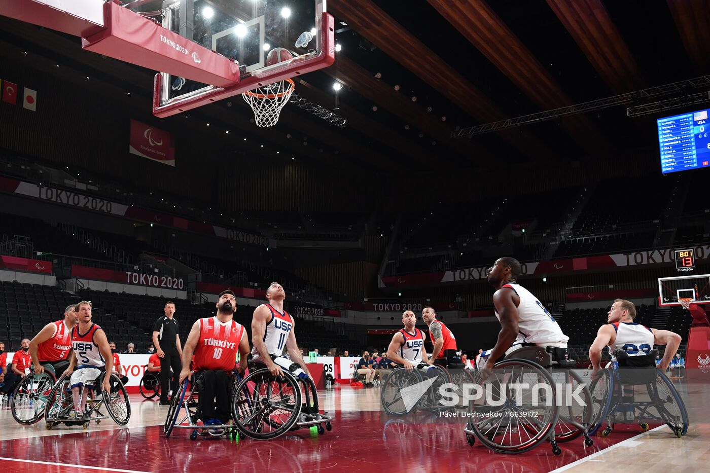 Japan Paralympics 2020 Wheelchair Basketball Men Turkey - USA