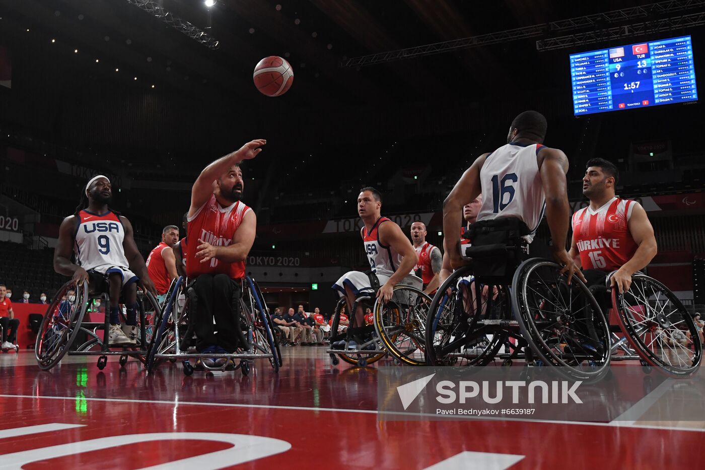 Japan Paralympics 2020 Wheelchair Basketball Men Turkey - USA