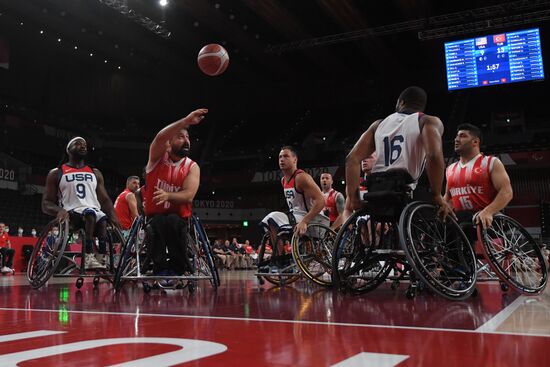 Japan Paralympics 2020 Wheelchair Basketball Men Turkey - USA