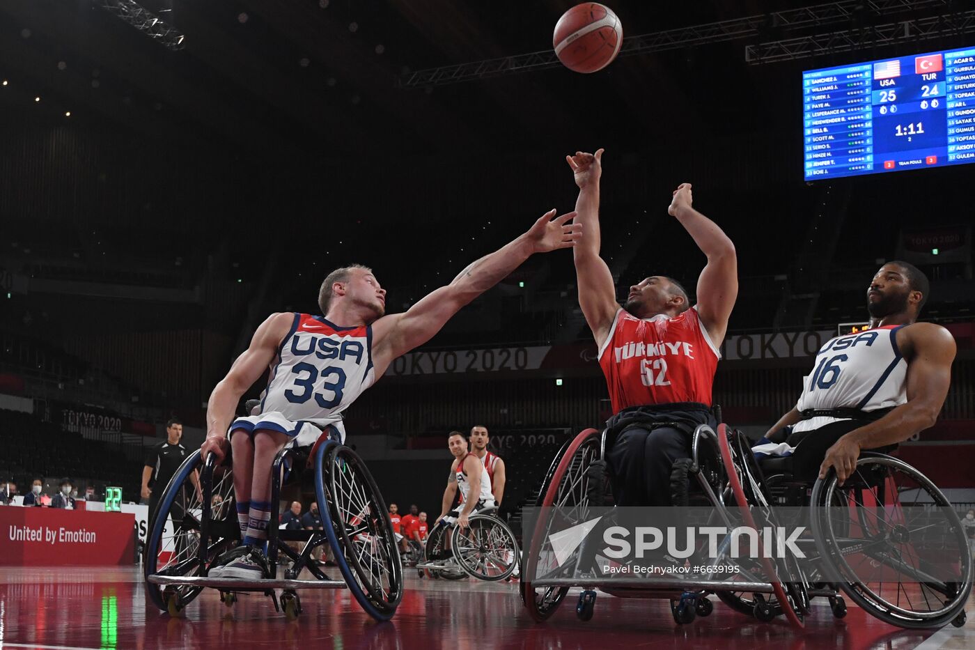 Japan Paralympics 2020 Wheelchair Basketball Men Turkey - USA