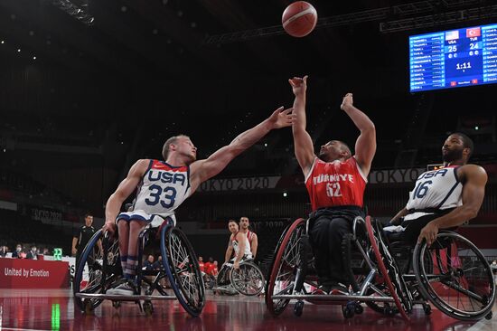 Japan Paralympics 2020 Wheelchair Basketball Men Turkey - USA