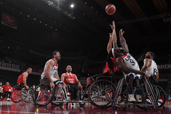 Japan Paralympics 2020 Wheelchair Basketball Men Turkey - USA
