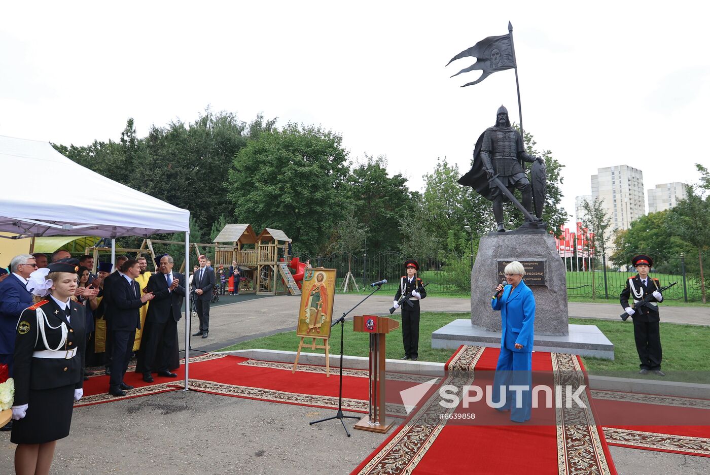 Russia Alexander Nevsky Monument