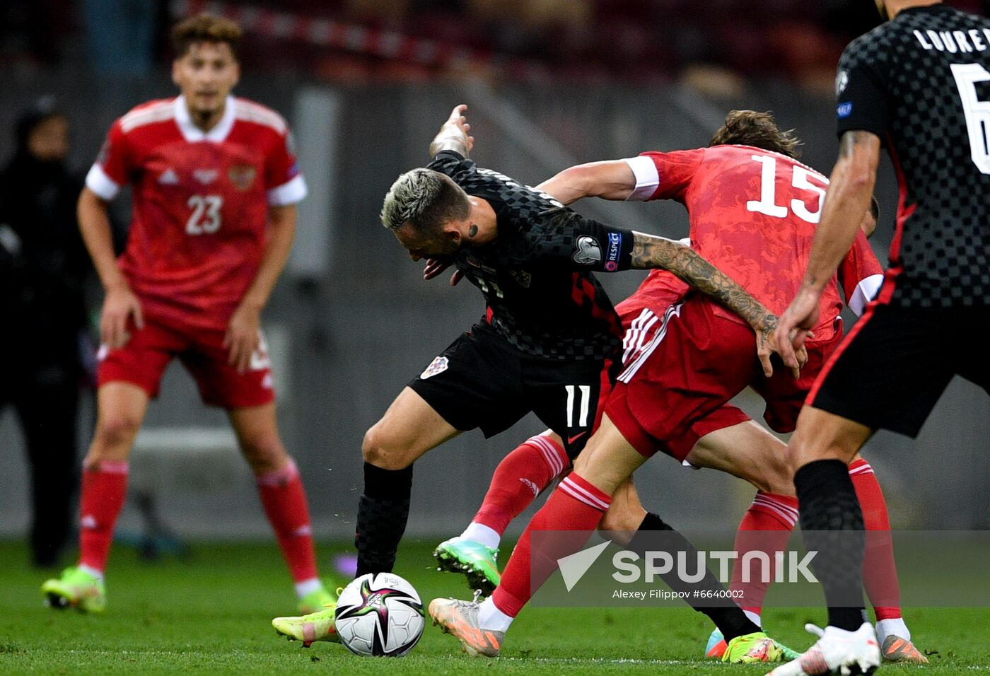 Russia Soccer World Cup 2022 Qualifiers Russia - Croatia