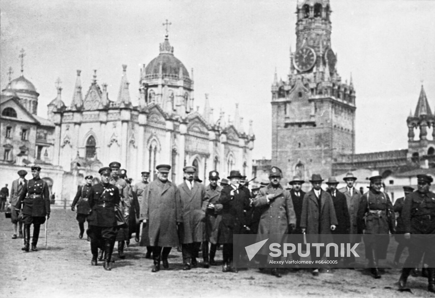 King of Afghanistan Amanullah-Khan's visits USSR