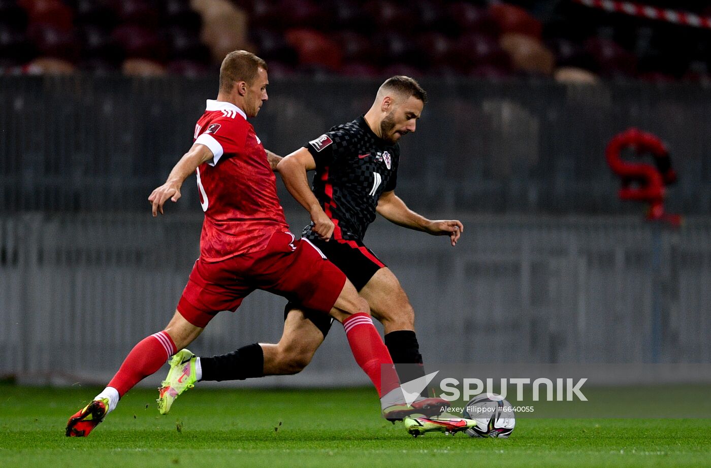 Russia Soccer World Cup 2022 Qualifiers Russia - Croatia