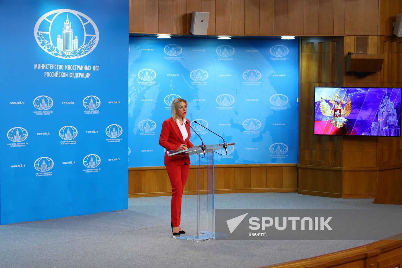 Russia Zakharova Briefing