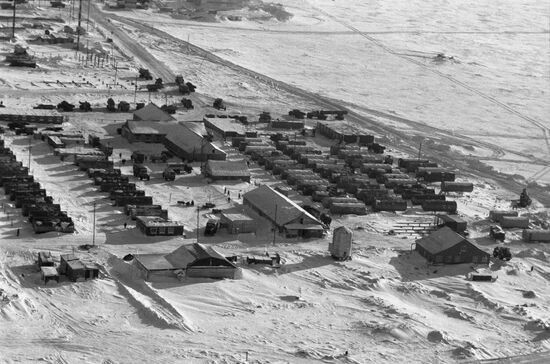 Polar Yamburg town for shift workers