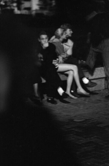 Young people on Arbat Street