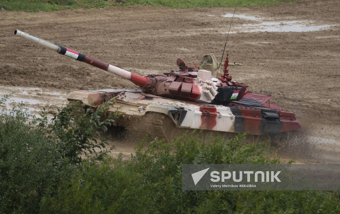 Russia Army Games Tank Biathlon