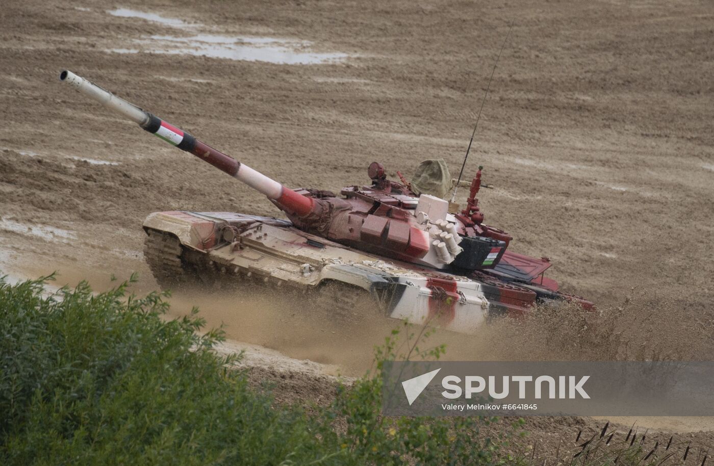 Russia Army Games Tank Biathlon