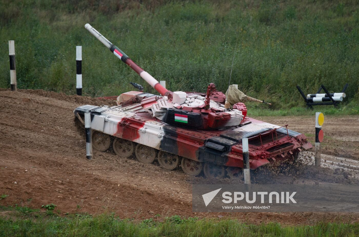 Russia Army Games Tank Biathlon