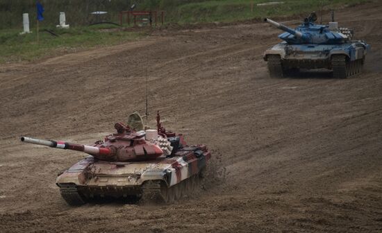 Russia Army Games Tank Biathlon