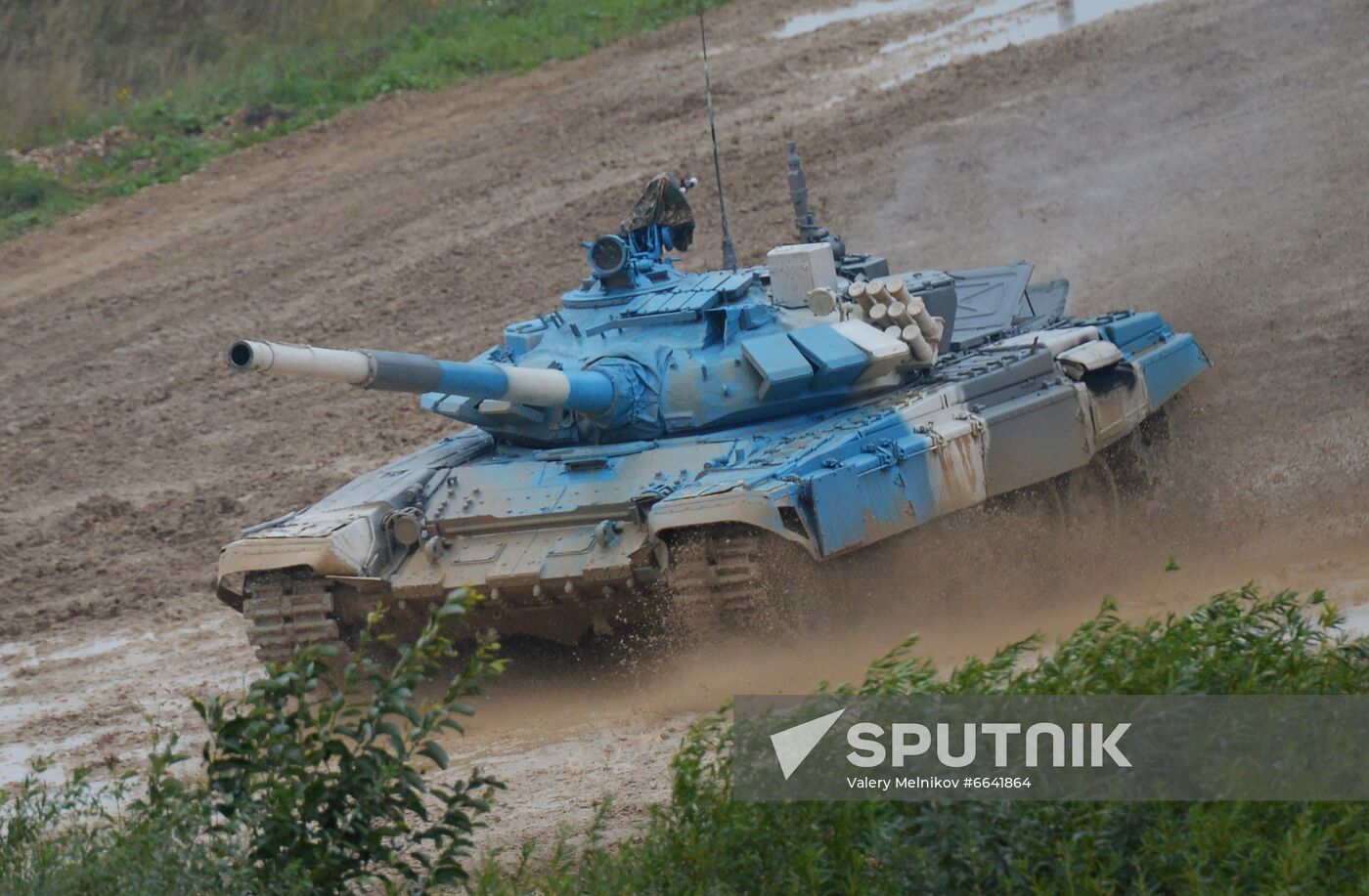 Russia Army Games Tank Biathlon