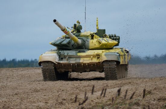 Russia Army Games Tank Biathlon