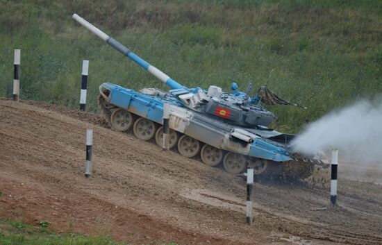 Russia Army Games Tank Biathlon