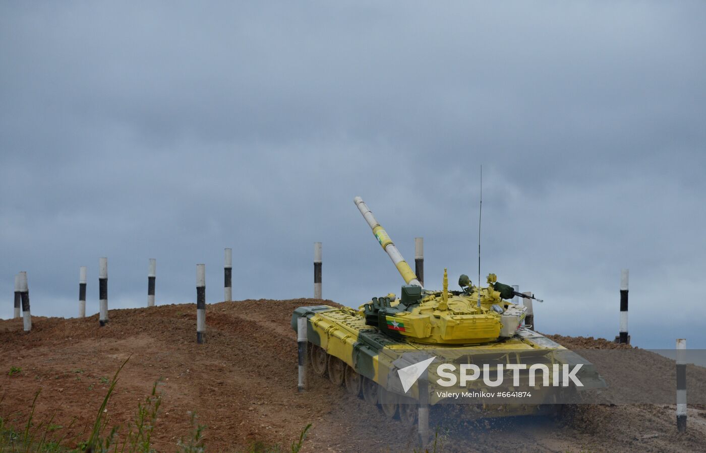 Russia Army Games Tank Biathlon