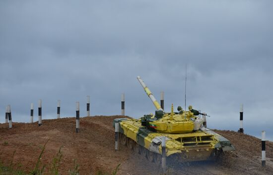 Russia Army Games Tank Biathlon