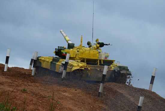 Russia Army Games Tank Biathlon
