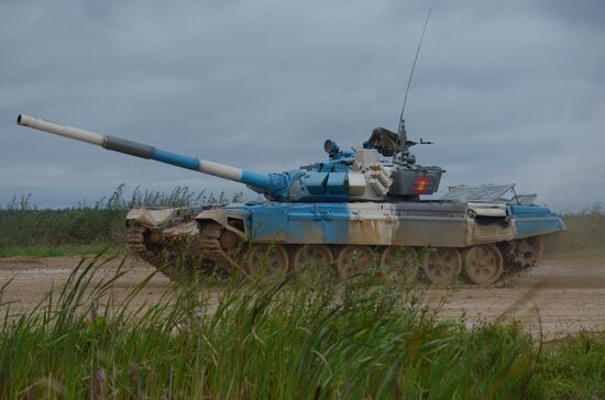 Russia Army Games Tank Biathlon