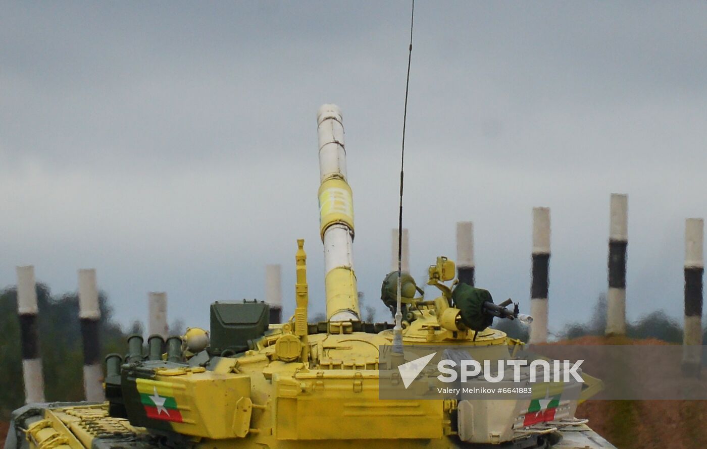Russia Army Games Tank Biathlon
