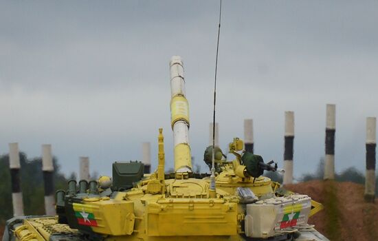 Russia Army Games Tank Biathlon