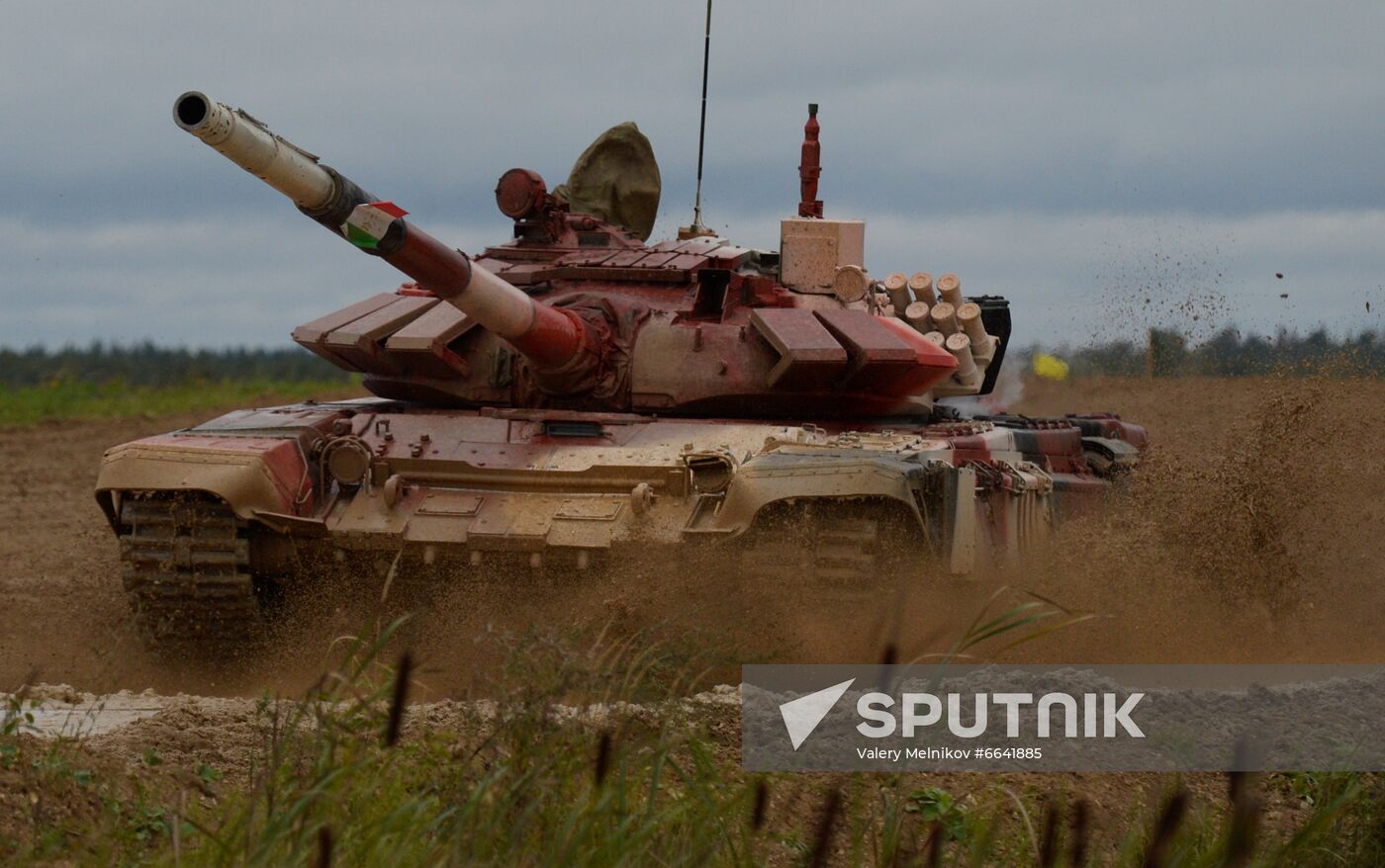 Russia Army Games Tank Biathlon