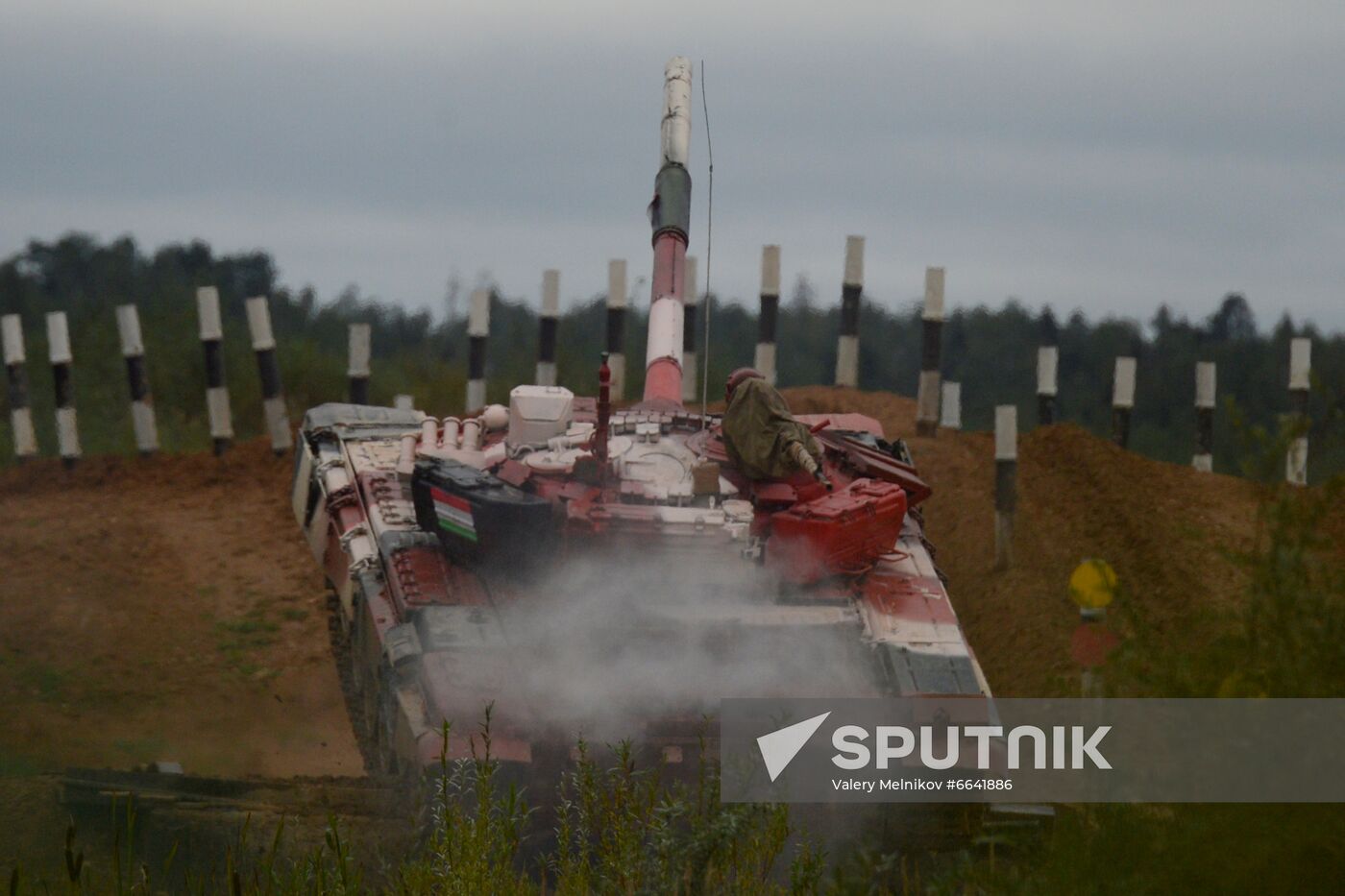 Russia Army Games Tank Biathlon