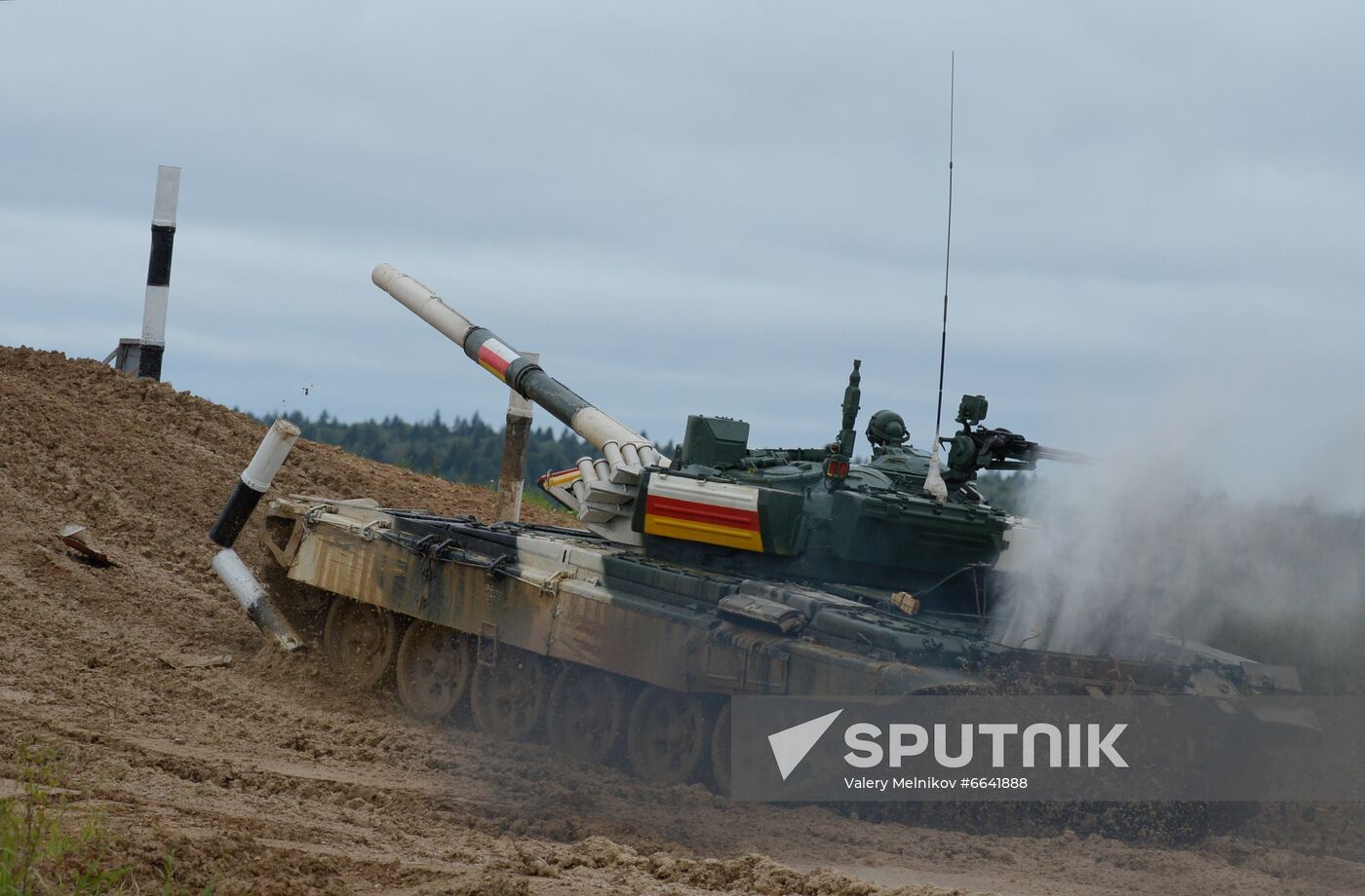 Russia Army Games Tank Biathlon