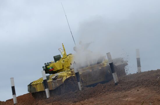 Russia Army Games Tank Biathlon