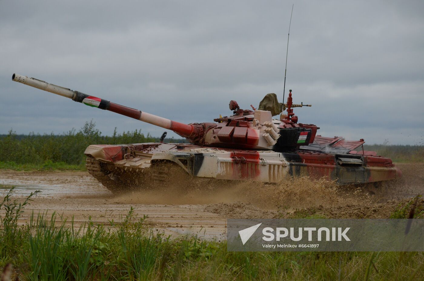 Russia Army Games Tank Biathlon