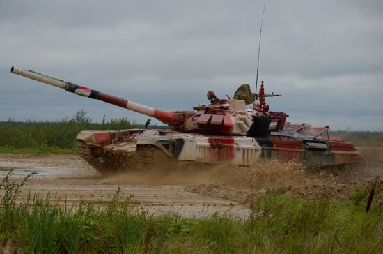 Russia Army Games Tank Biathlon