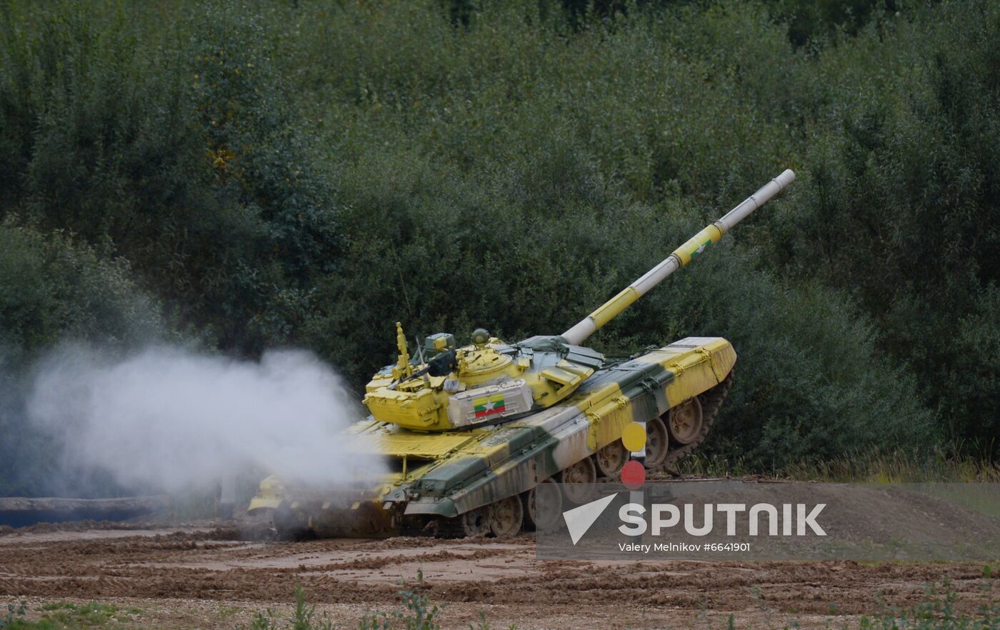 Russia Army Games Tank Biathlon