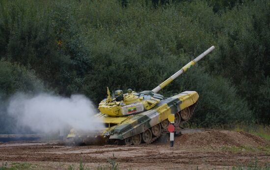 Russia Army Games Tank Biathlon