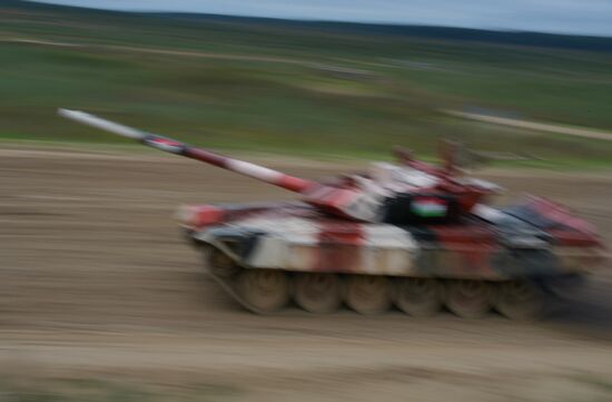 Russia Army Games Tank Biathlon