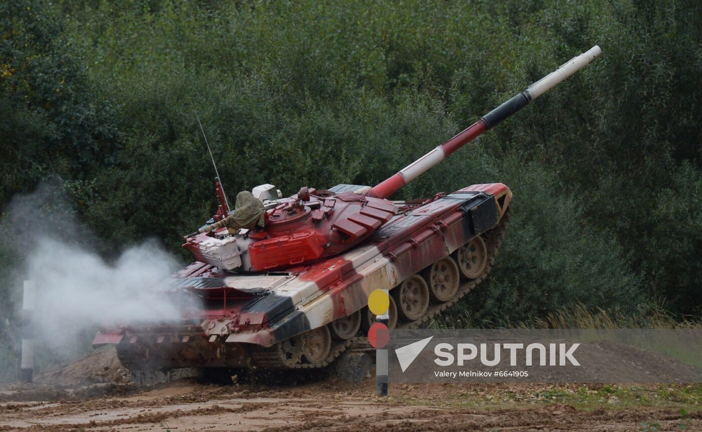 Russia Army Games Tank Biathlon