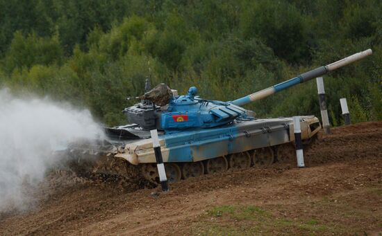 Russia Army Games Tank Biathlon