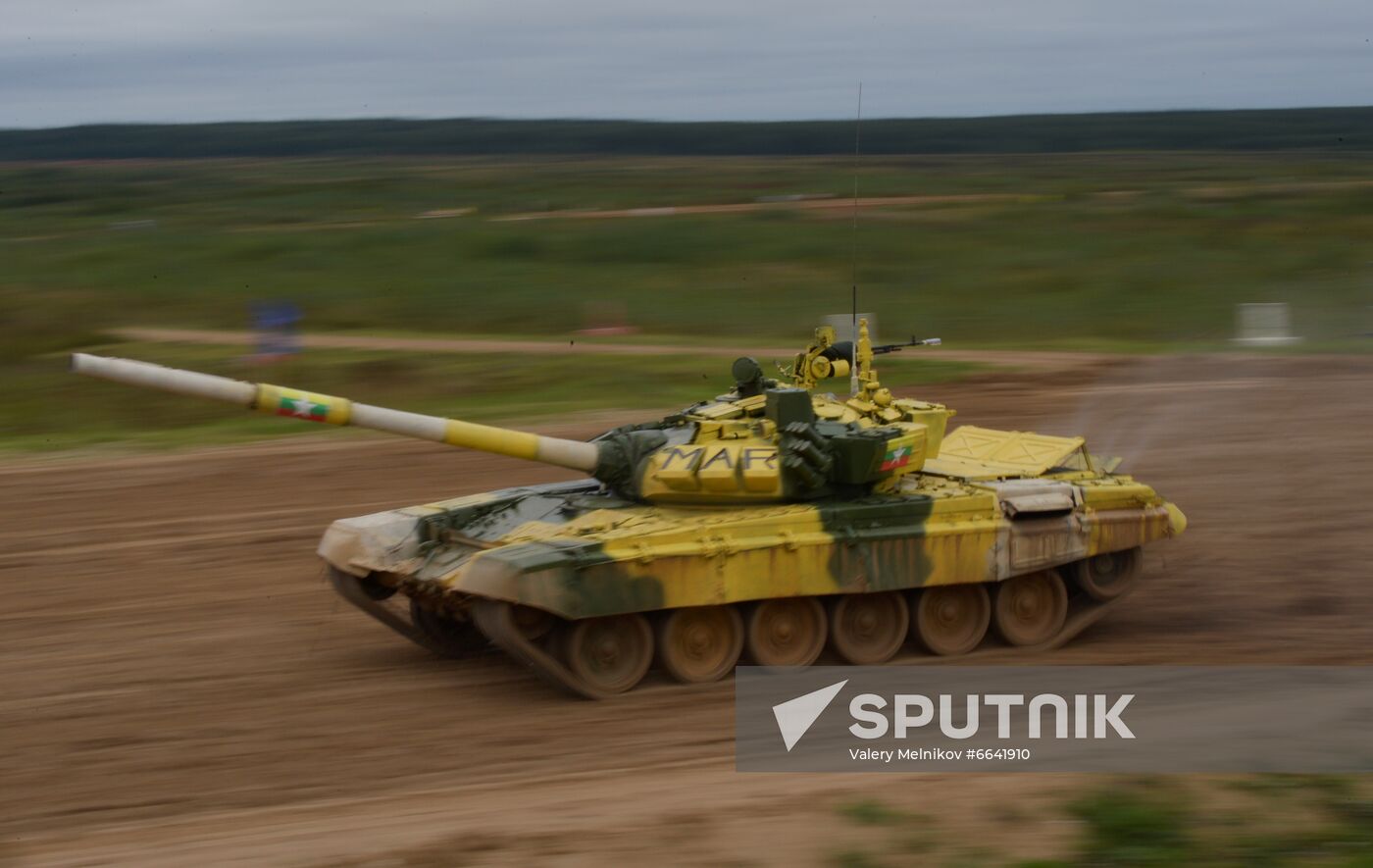 Russia Army Games Tank Biathlon