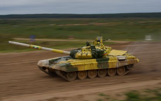 Russia Army Games Tank Biathlon
