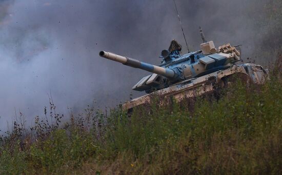 Russia Army Games Tank Biathlon