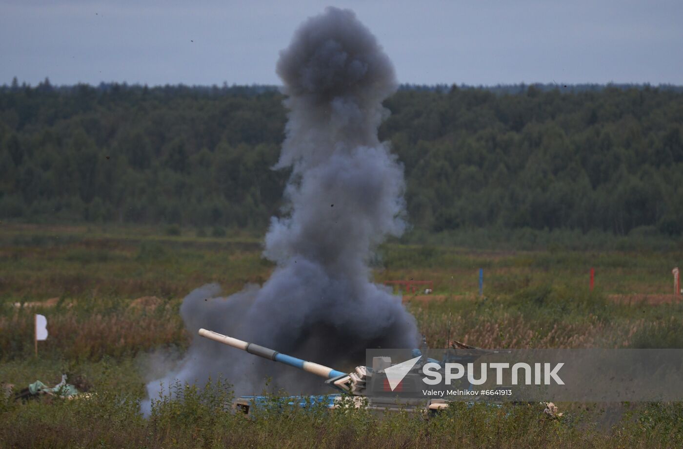Russia Army Games Tank Biathlon
