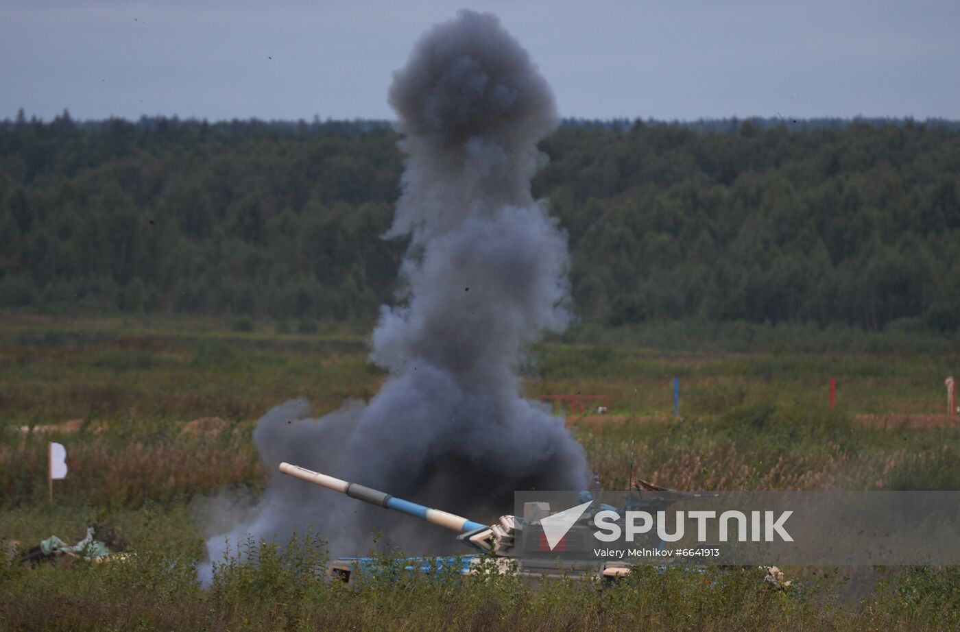 Russia Army Games Tank Biathlon