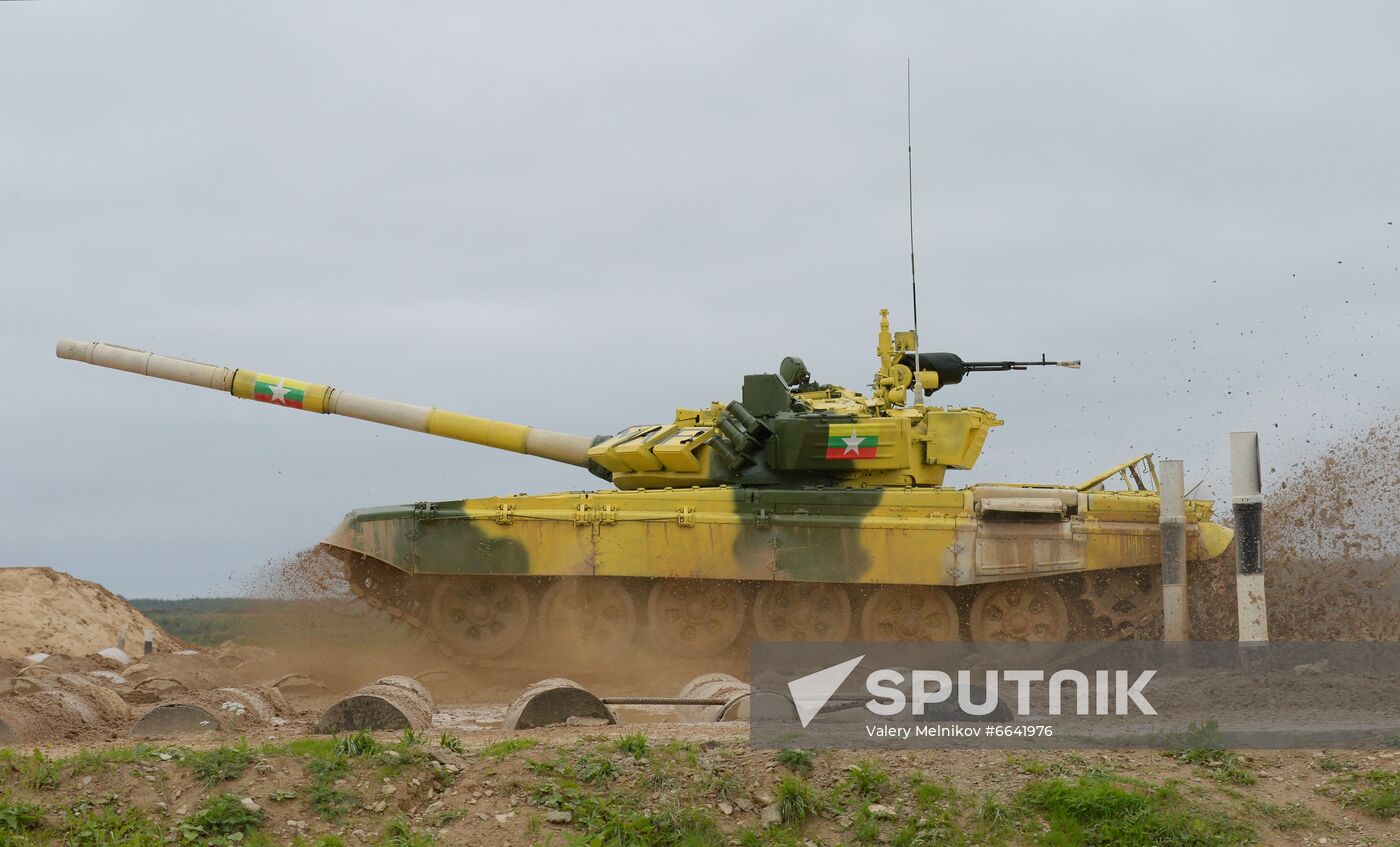 Russia Army Games Tank Biathlon