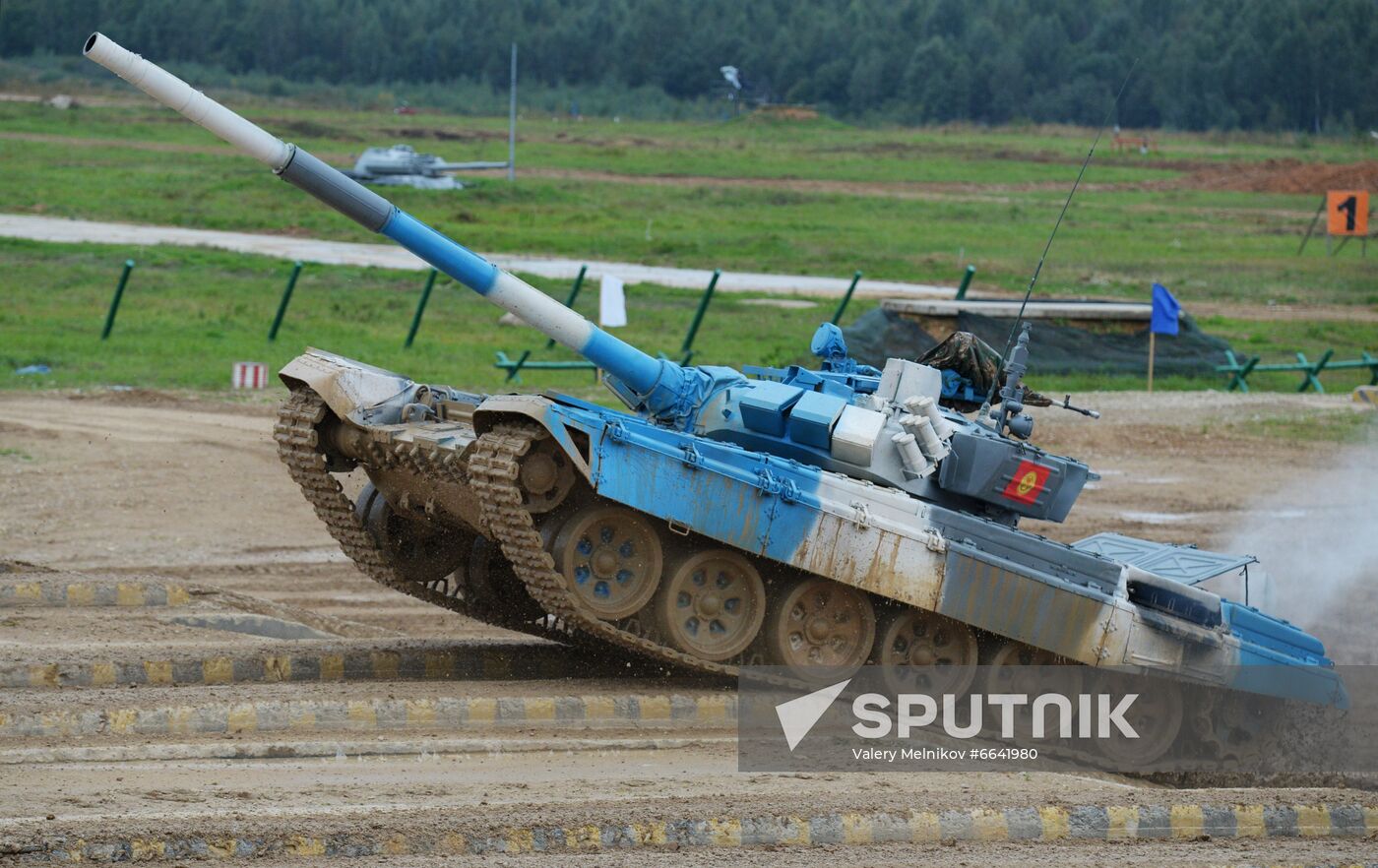 Russia Army Games Tank Biathlon