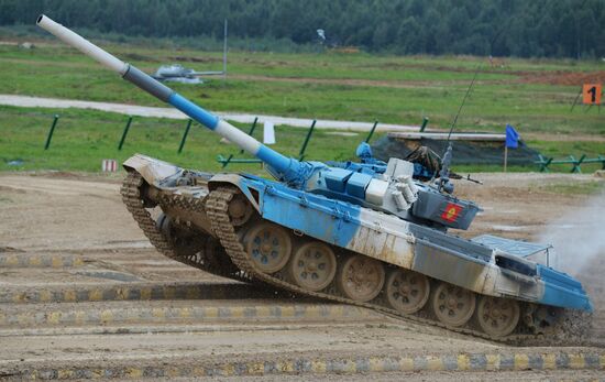 Russia Army Games Tank Biathlon